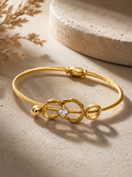 Load image into Gallery viewer, Infinity and Circle Charm Bracelet