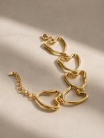 Load image into Gallery viewer, Chunky Heart Link Bracelet
