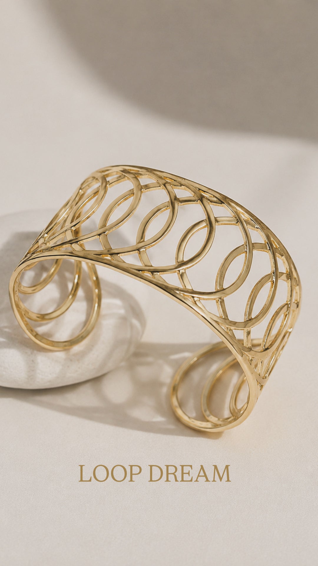 Loop Dream Openwork Cuff