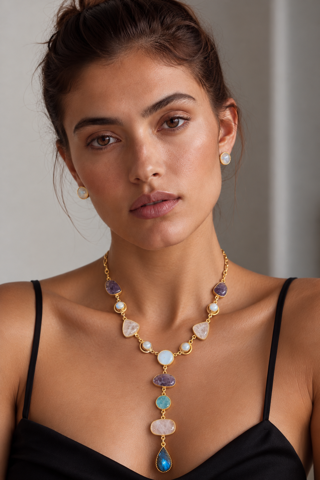 pastel-stone-cascade-y-necklace