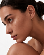 Load image into Gallery viewer, Petite Open Circle Stud Earrings

