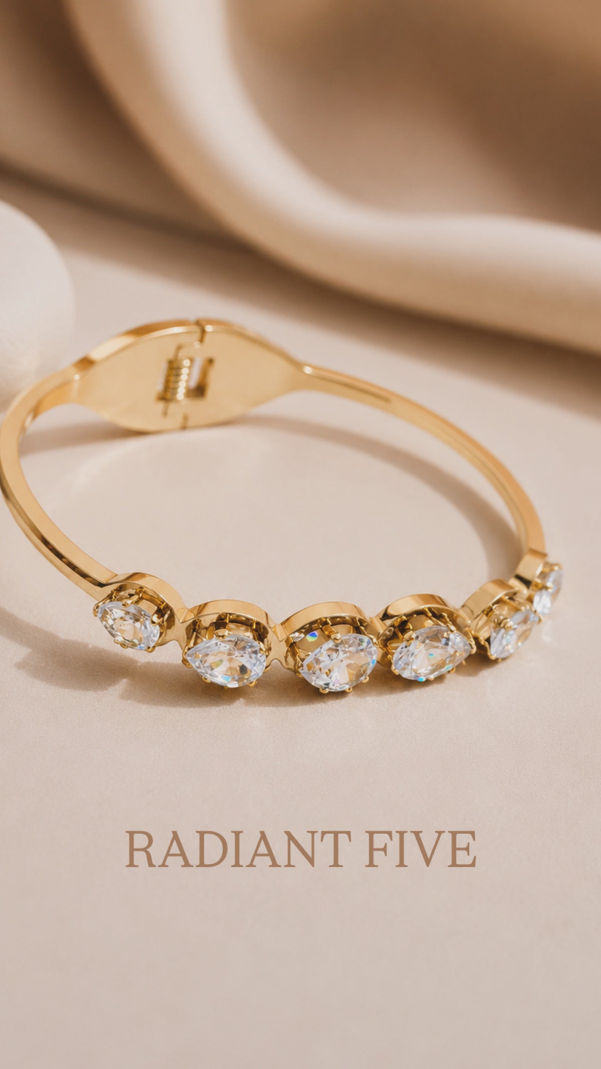 Radiant five stone kada