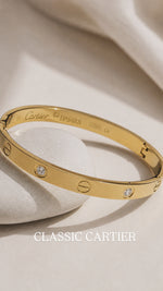 Load image into Gallery viewer, Screw Motif and Clear Stone Kada
