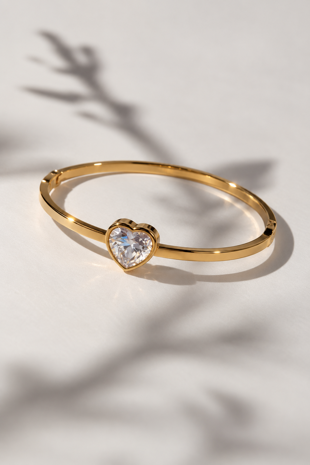 Single Heart Stone Kada