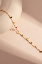 Load image into Gallery viewer, Sun Charm and Multicolour Bead Bracelet

