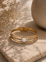 Load image into Gallery viewer, White Clover Split Band Kada
