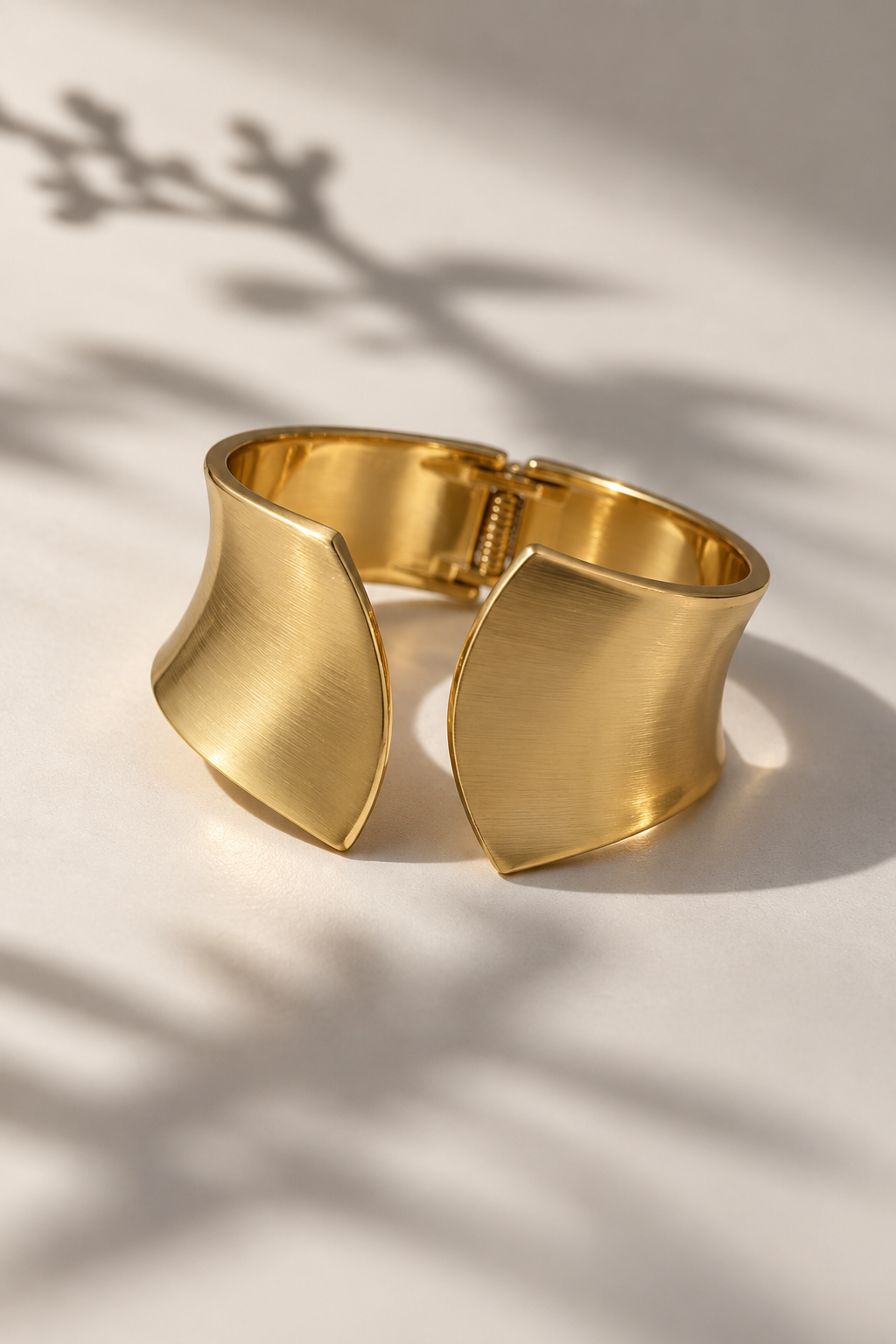 Wide Brushed Open Front Kada